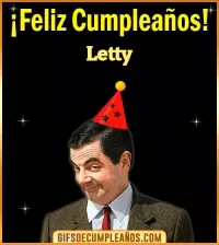 GIF Feliz Cumpleaños Meme Letty